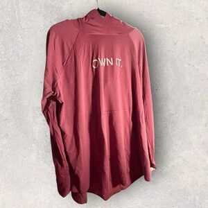 Lularoe Amber Hooded Shirt 3XL NWT Mauve “Own It” Print